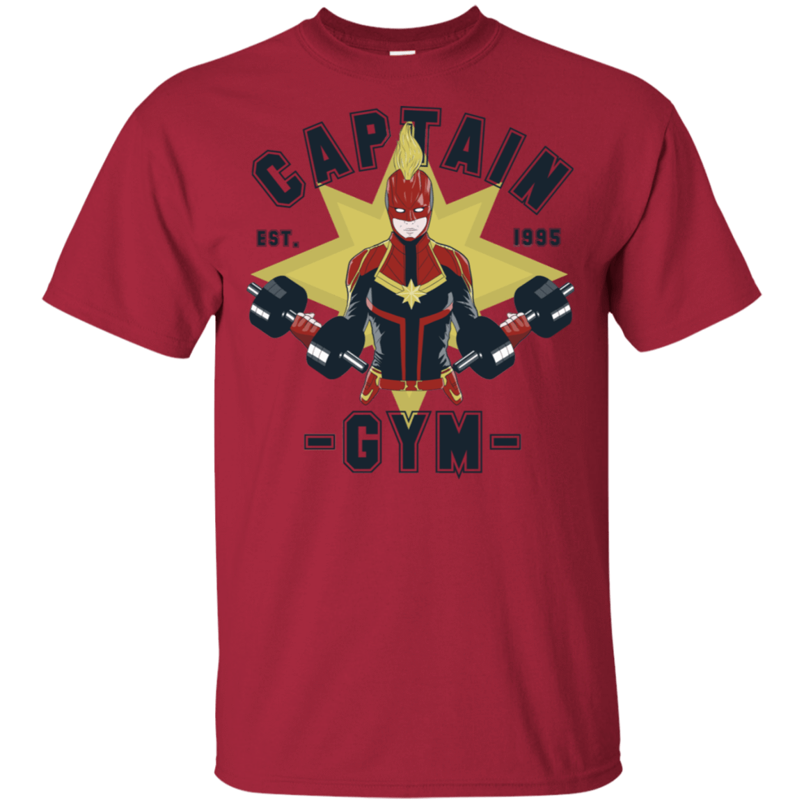 T-Shirts Cardinal / S Captain Gym T-Shirt