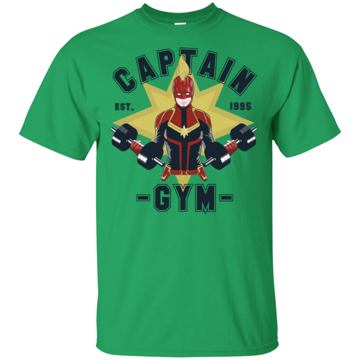 T-Shirts Irish Green / S Captain Gym T-Shirt