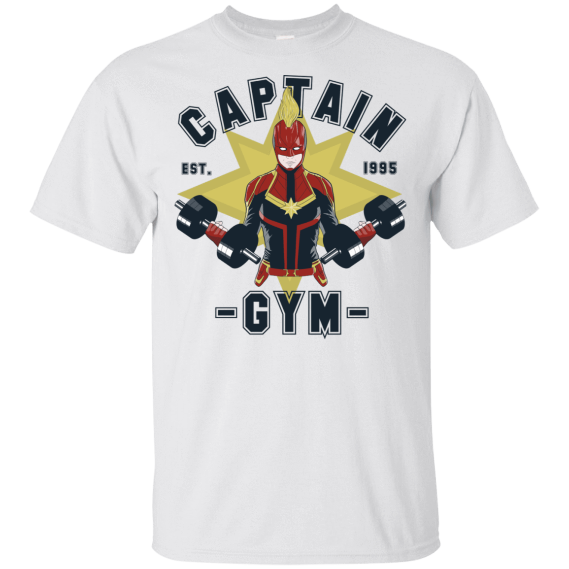 T-Shirts White / S Captain Gym T-Shirt