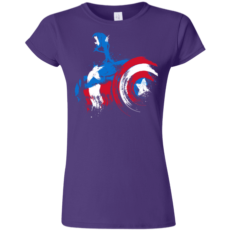 T-Shirts Purple / S Captain Junior Slimmer-Fit T-Shirt