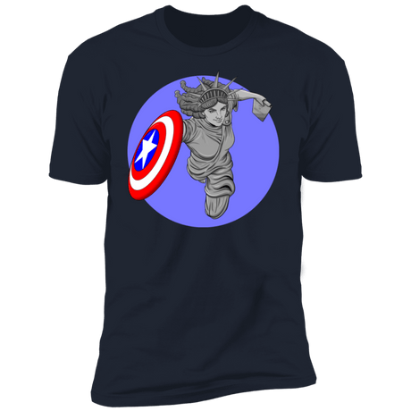 T-Shirts Midnight Navy / S Captain Liberty Men's Premium T-Shirt