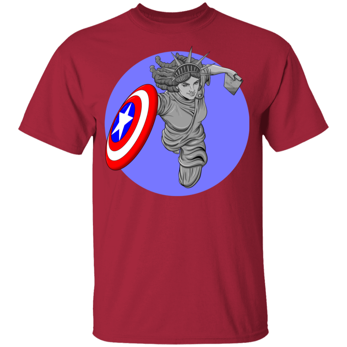 T-Shirts Cardinal / YXS Captain Liberty Youth T-Shirt