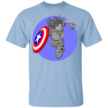 T-Shirts Light Blue / YXS Captain Liberty Youth T-Shirt