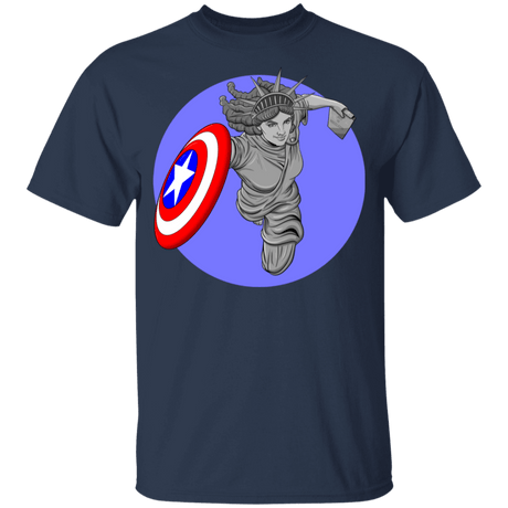 T-Shirts Navy / YXS Captain Liberty Youth T-Shirt