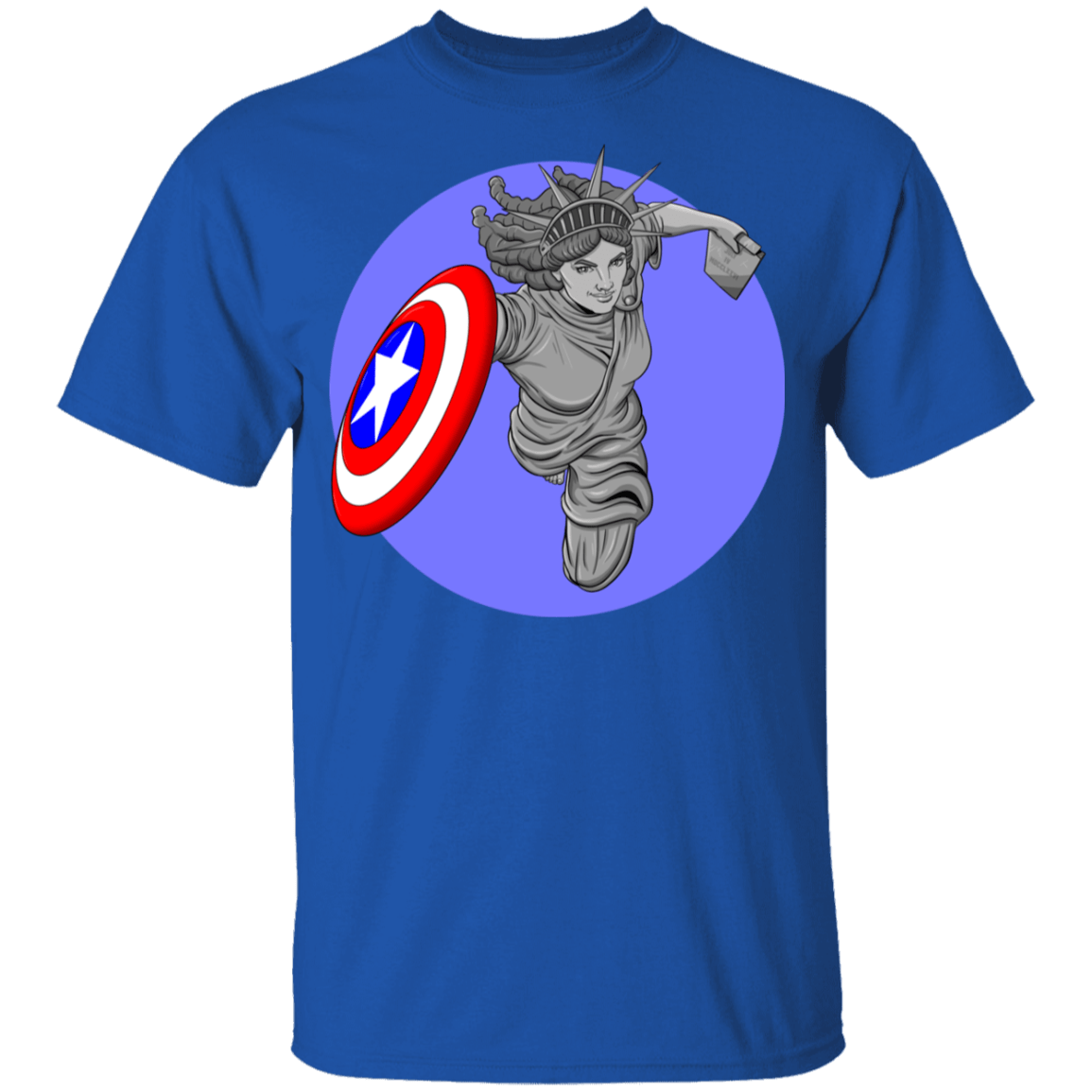 T-Shirts Royal / YXS Captain Liberty Youth T-Shirt