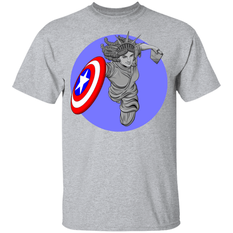 T-Shirts Sport Grey / YXS Captain Liberty Youth T-Shirt