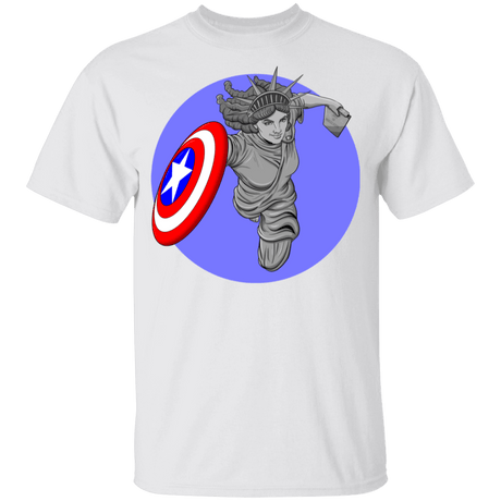 T-Shirts White / YXS Captain Liberty Youth T-Shirt
