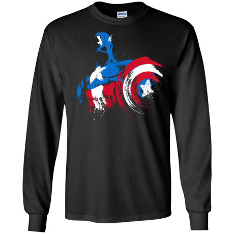 T-Shirts Black / S Captain Men's Long Sleeve T-Shirt