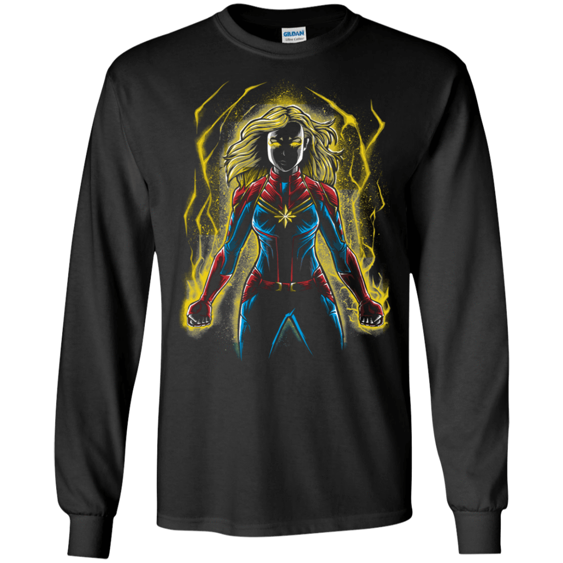 T-Shirts Black / S Captain Men's Long Sleeve T-Shirt