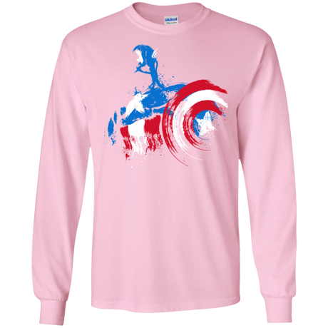 T-Shirts Light Pink / S Captain Men's Long Sleeve T-Shirt