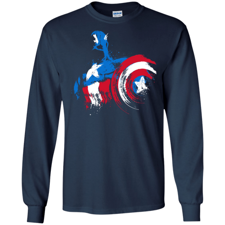 T-Shirts Navy / S Captain Men's Long Sleeve T-Shirt