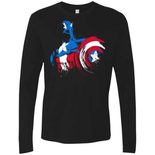 T-Shirts Black / S Captain Men's Premium Long Sleeve