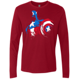 T-Shirts Cardinal / S Captain Men's Premium Long Sleeve