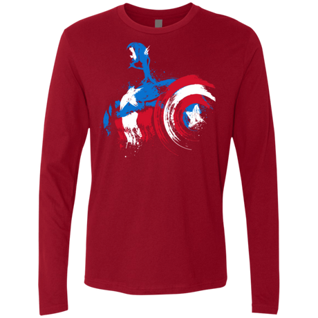 T-Shirts Cardinal / S Captain Men's Premium Long Sleeve