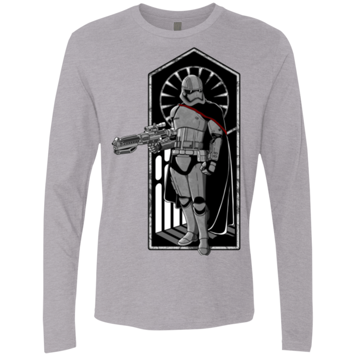 T-Shirts Heather Grey / S Captain Men's Premium Long Sleeve