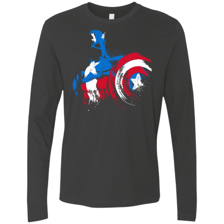 T-Shirts Heavy Metal / S Captain Men's Premium Long Sleeve