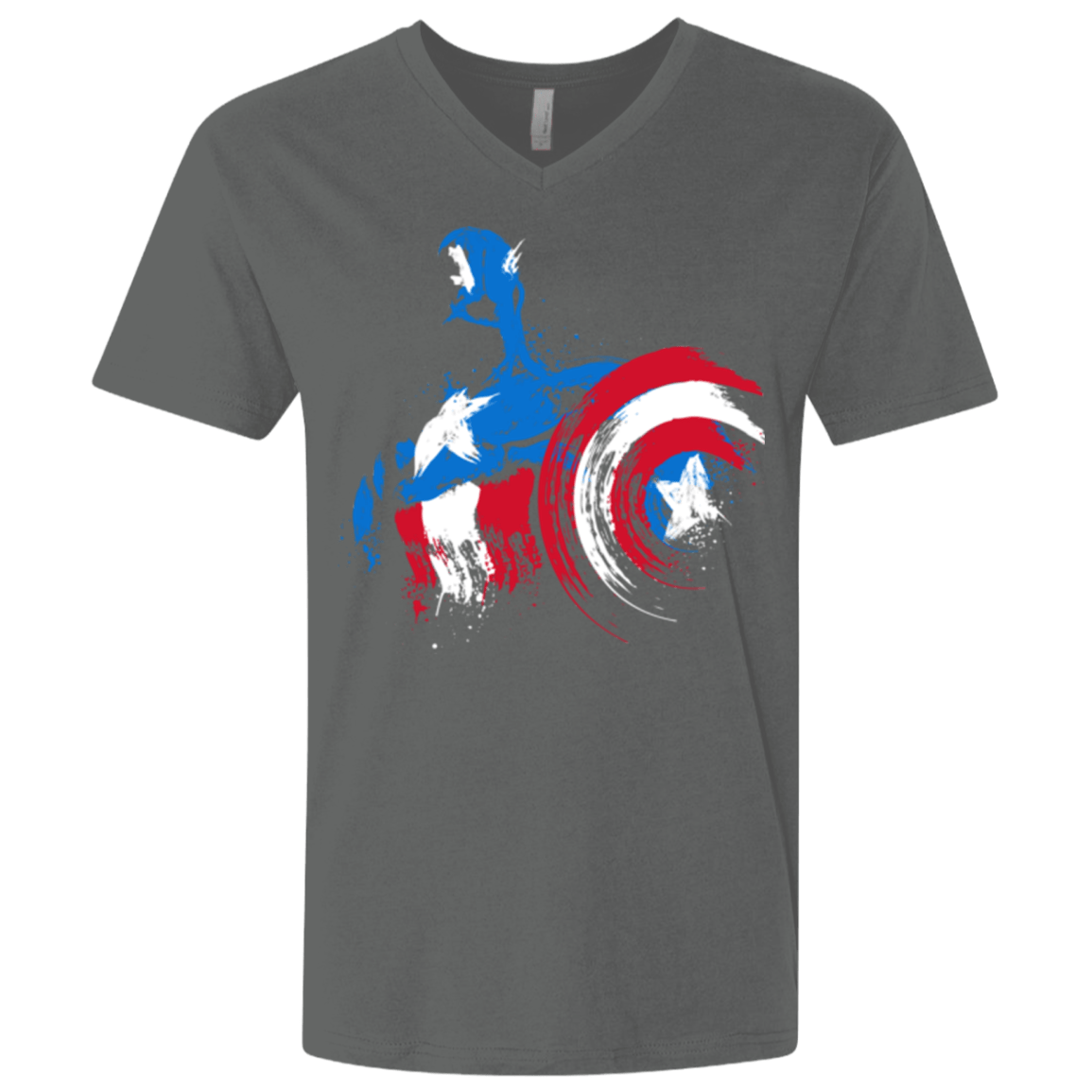 T-Shirts Heavy Metal / X-Small Captain Men's Premium V-Neck