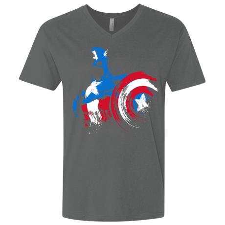 T-Shirts Heavy Metal / X-Small Captain Men's Premium V-Neck