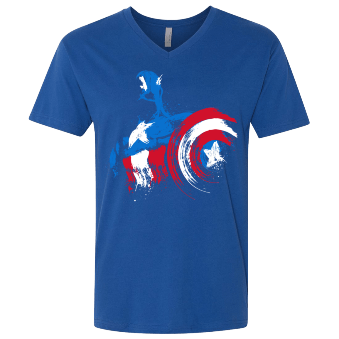 T-Shirts Royal / X-Small Captain Men's Premium V-Neck