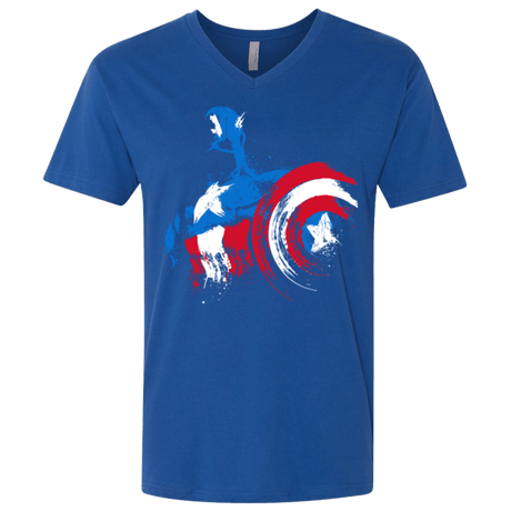 T-Shirts Royal / X-Small Captain Men's Premium V-Neck