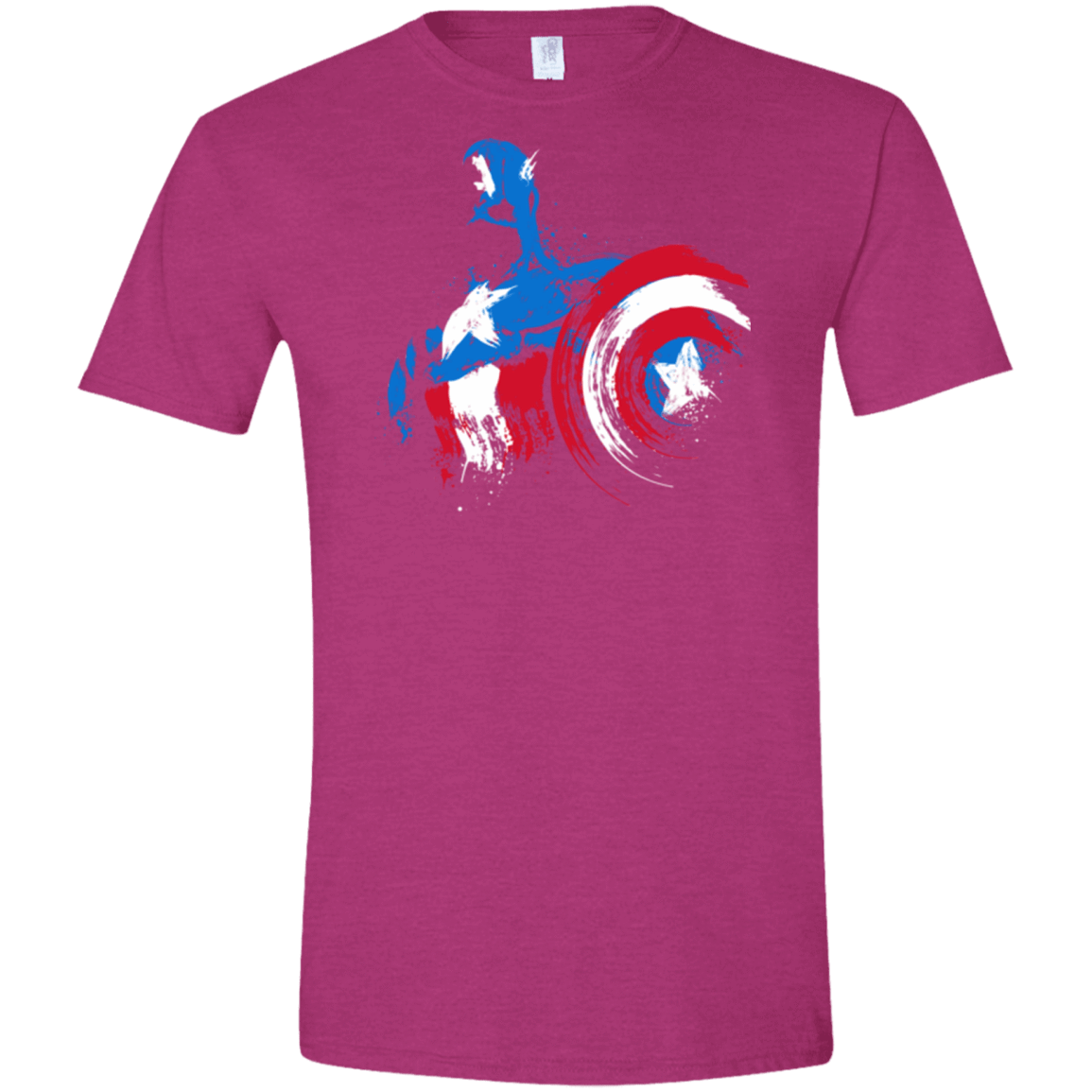 T-Shirts Antique Heliconia / S Captain Men's Semi-Fitted Softstyle