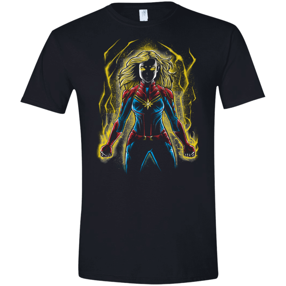 T-Shirts Black / X-Small Captain Men's Semi-Fitted Softstyle