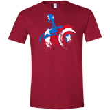 T-Shirts Cardinal Red / S Captain Men's Semi-Fitted Softstyle