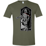 T-Shirts Military Green / S Captain Men's Semi-Fitted Softstyle