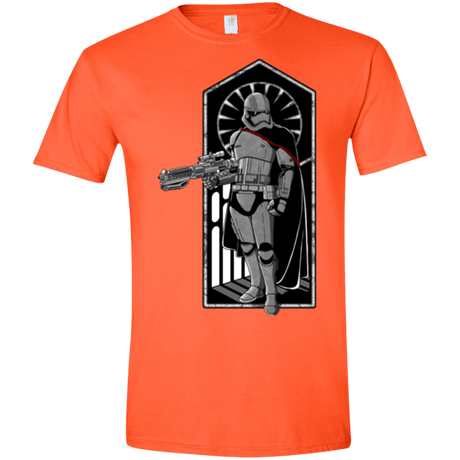 T-Shirts Orange / S Captain Men's Semi-Fitted Softstyle