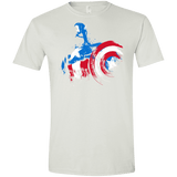 T-Shirts White / X-Small Captain Men's Semi-Fitted Softstyle