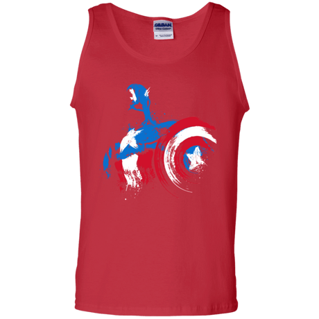 T-Shirts Red / S Captain Men's Tank Top