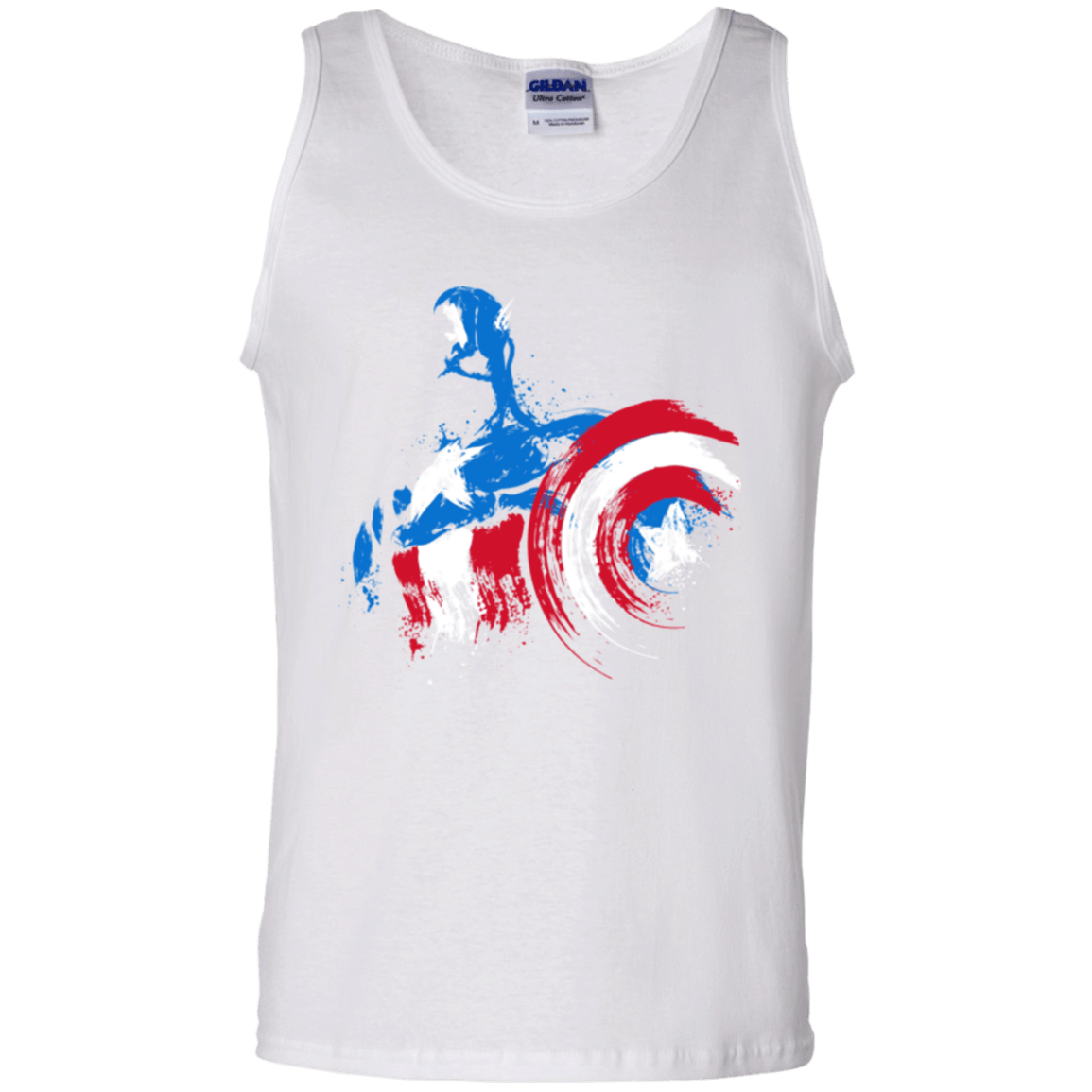 T-Shirts White / S Captain Men's Tank Top