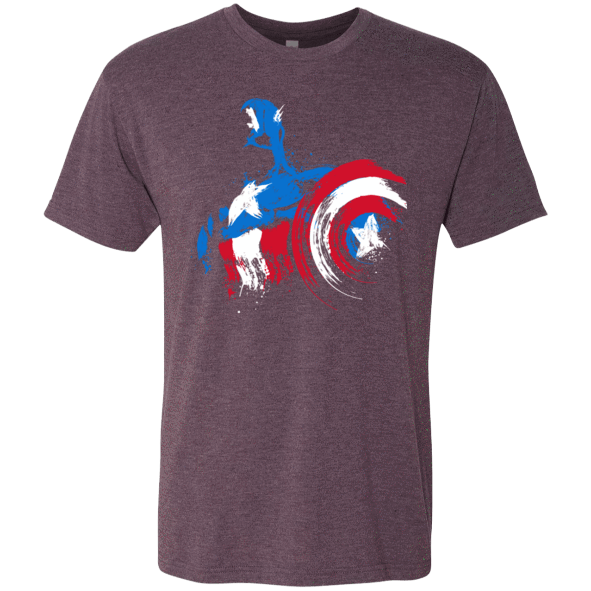 T-Shirts Vintage Purple / S Captain Men's Triblend T-Shirt