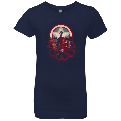 T-Shirts Midnight Navy / YXS Captain Nightmare Girls Premium T-Shirt