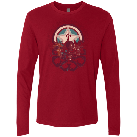 T-Shirts Cardinal / Small Captain Nightmare Men's Premium Long Sleeve