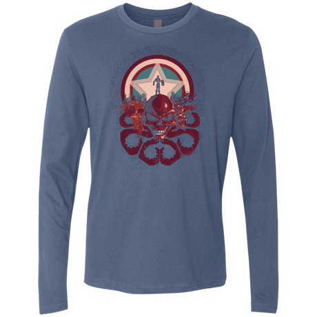 T-Shirts Indigo / Small Captain Nightmare Men's Premium Long Sleeve