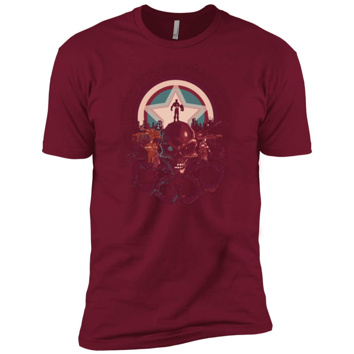 T-Shirts Cardinal / X-Small Captain Nightmare Men's Premium T-Shirt