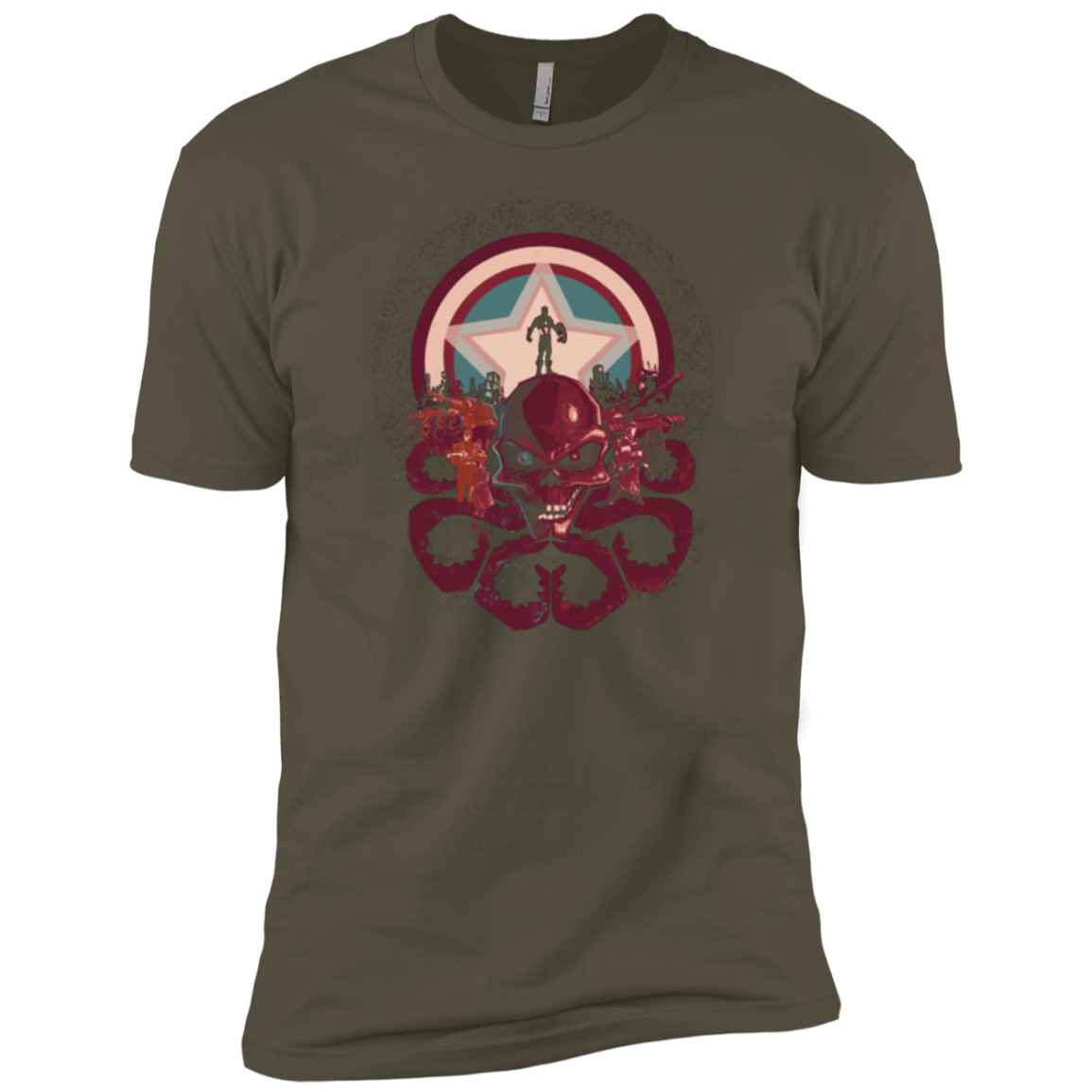 T-Shirts Military Green / X-Small Captain Nightmare Men's Premium T-Shirt