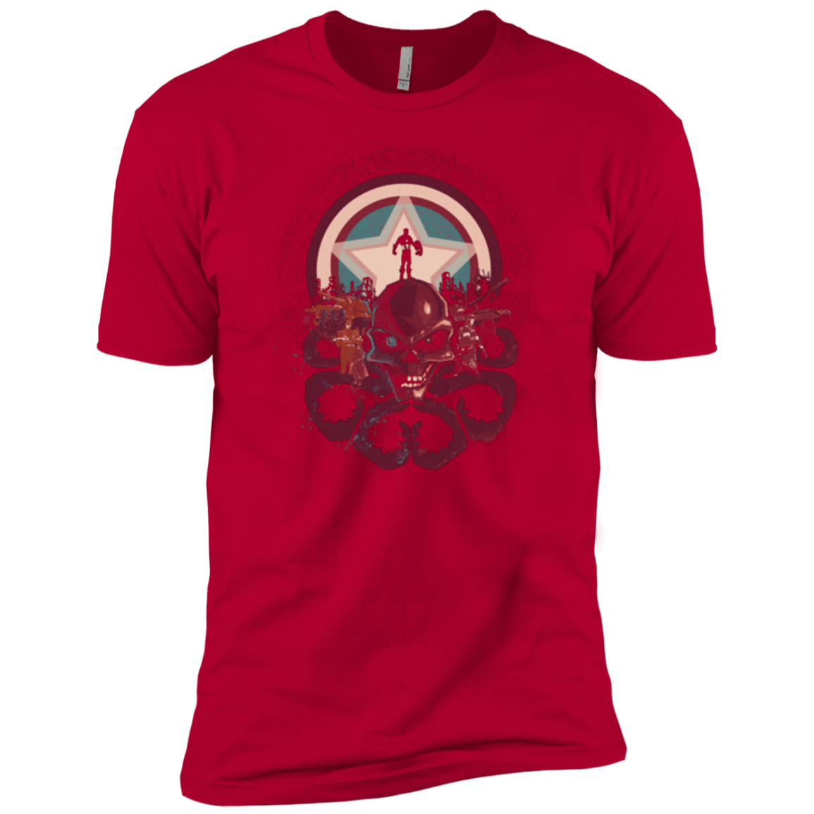 T-Shirts Red / X-Small Captain Nightmare Men's Premium T-Shirt