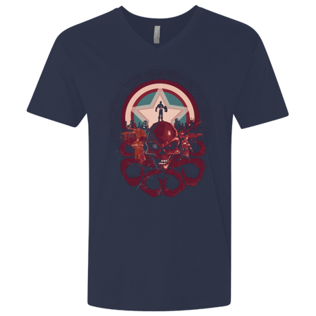 T-Shirts Midnight Navy / X-Small Captain Nightmare Men's Premium V-Neck