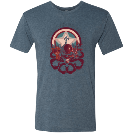 T-Shirts Indigo / Small Captain Nightmare Men's Triblend T-Shirt