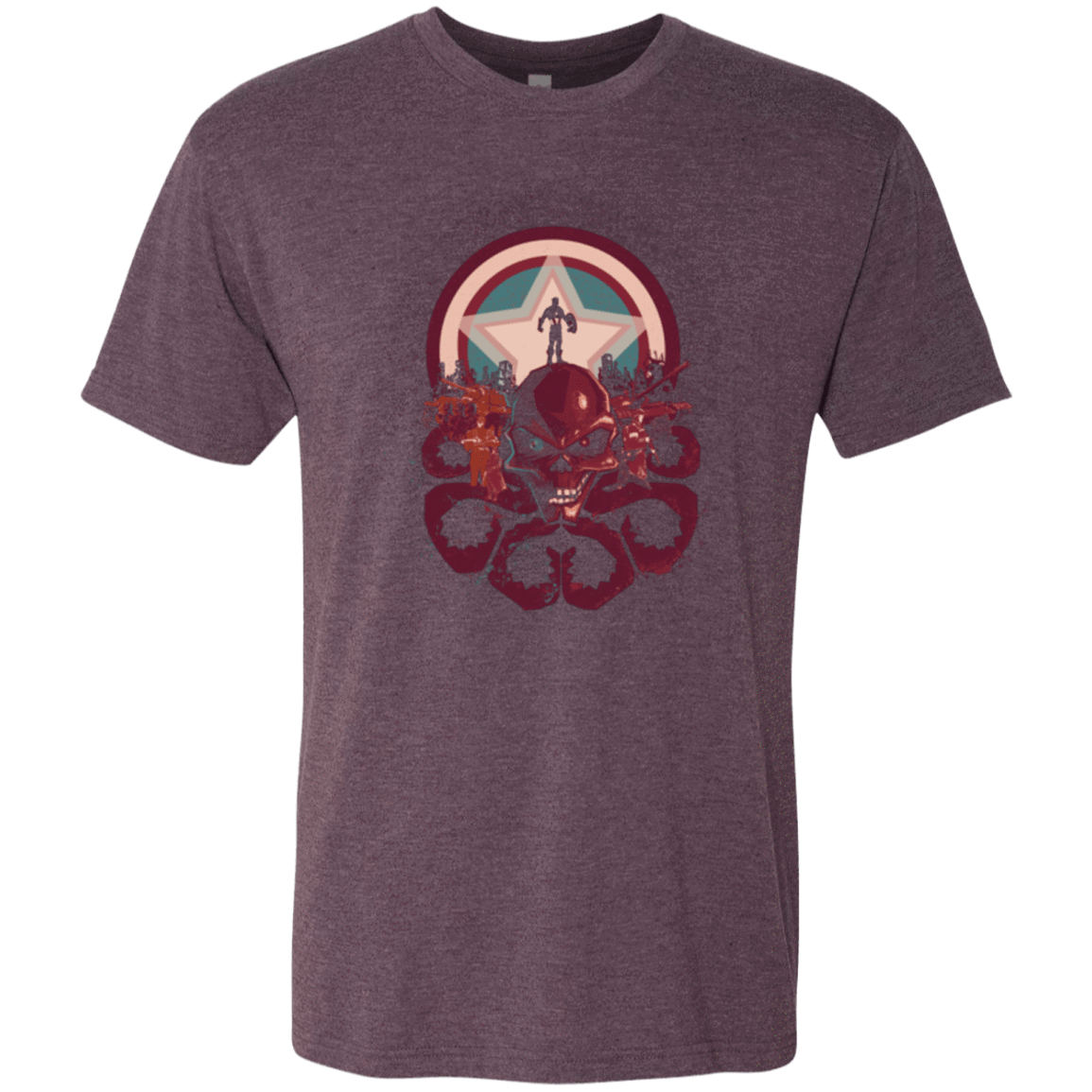 T-Shirts Vintage Purple / Small Captain Nightmare Men's Triblend T-Shirt