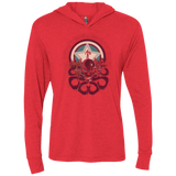 T-Shirts Vintage Red / X-Small Captain Nightmare Triblend Long Sleeve Hoodie Tee