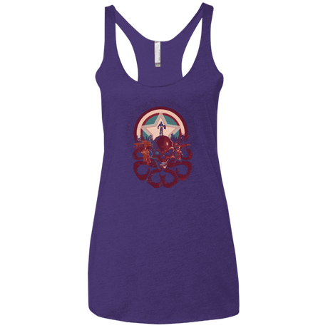 T-Shirts Purple / X-Small Captain Nightmare Women's Triblend Racerback Tank