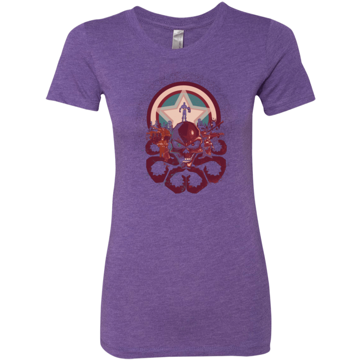 T-Shirts Purple Rush / Small Captain Nightmare Women's Triblend T-Shirt