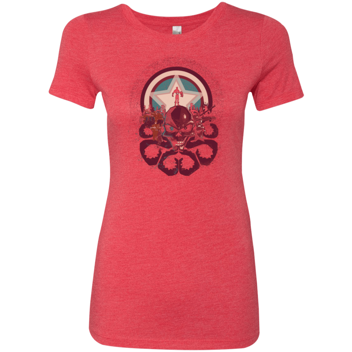T-Shirts Vintage Red / Small Captain Nightmare Women's Triblend T-Shirt