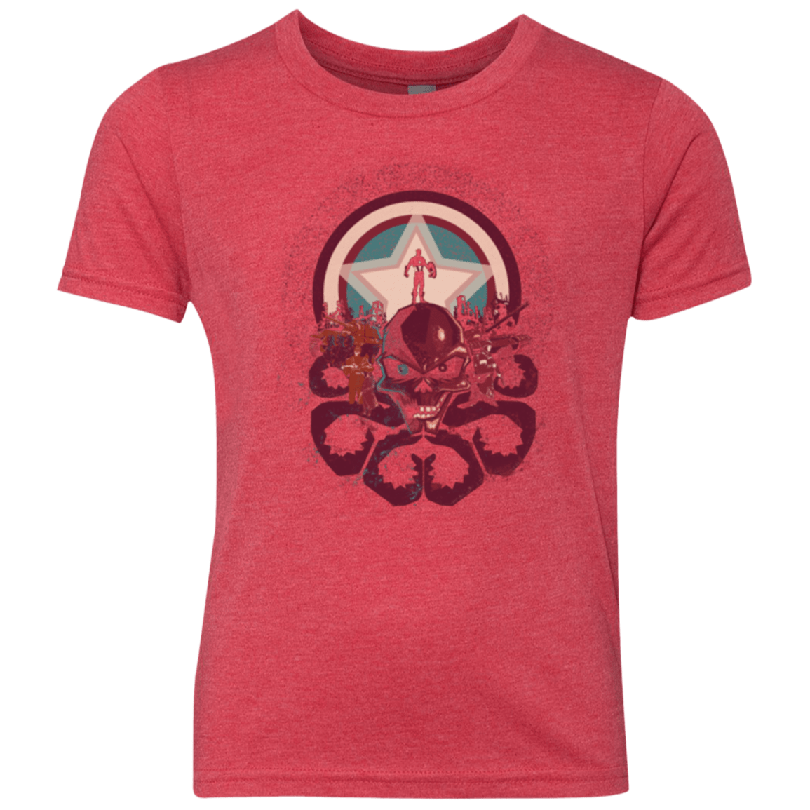 T-Shirts Vintage Red / YXS Captain Nightmare Youth Triblend T-Shirt