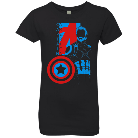 T-Shirts Black / YXS Captain Profile Girls Premium T-Shirt