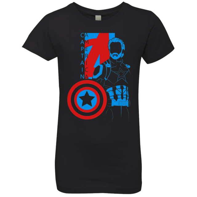 T-Shirts Black / YXS Captain Profile Girls Premium T-Shirt