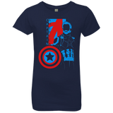 T-Shirts Midnight Navy / YXS Captain Profile Girls Premium T-Shirt